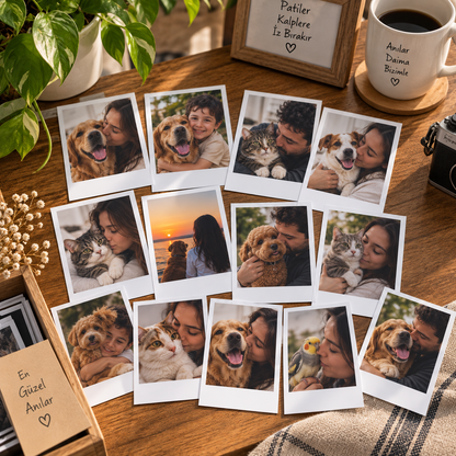 30 Adet Polaroid Fotoğraf Baskısı