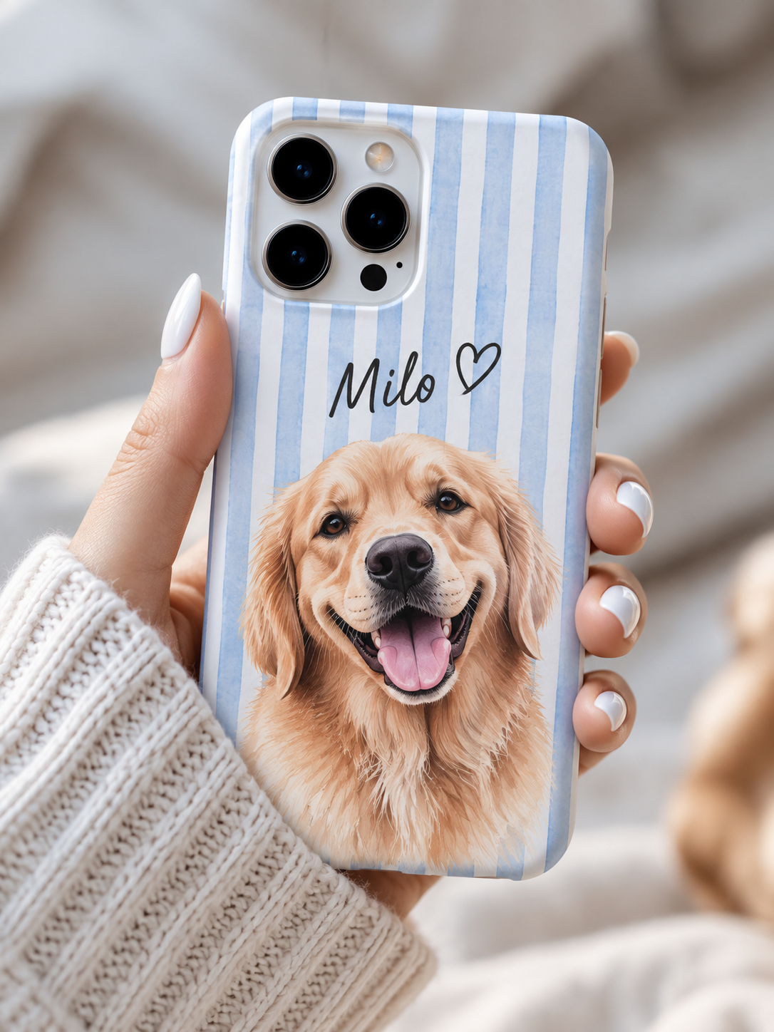Pet Baskılı Renkli Telefon Kılıfı