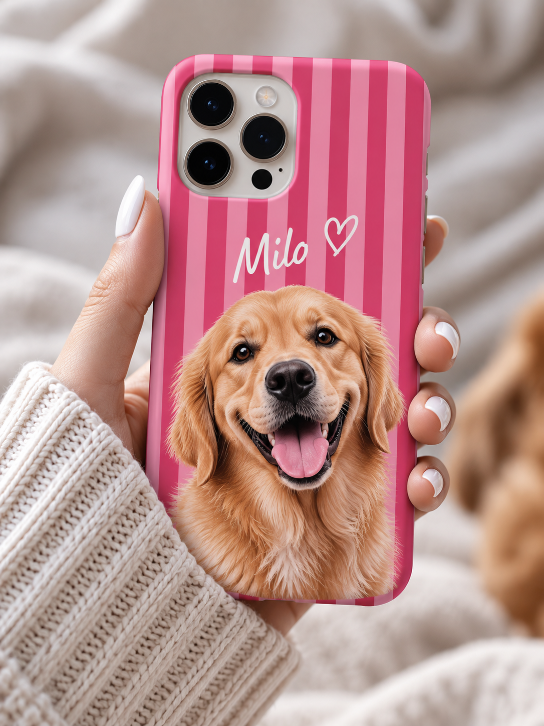 Pet Baskılı Renkli Telefon Kılıfı