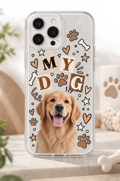 My Pet Baskılı Seffaf Telefon Kılıfı