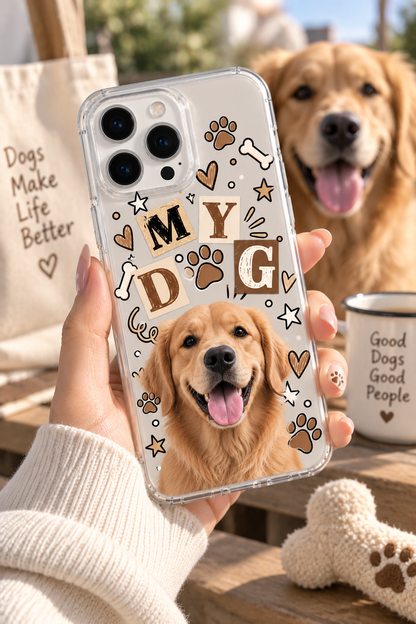 My Pet Baskılı Seffaf Telefon Kılıfı